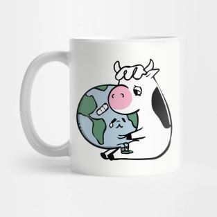 World Hugs Cow Mug